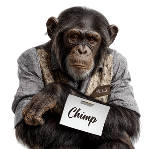 Chimp Teacher Vinyl Car Decal Sticker – Waterproof & UV-Resistant 3.4133333333333336"