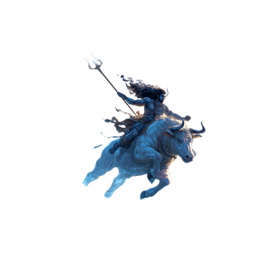 Shiva'S Celestial Charge Vinyl Car Decal Sticker – Waterproof & UV-Resistant 3.4133333333333336"