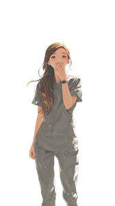 Shy Anime Woman V2 Vinyl Car Decal Sticker – Waterproof & UV-Resistant 9.706666666666667"