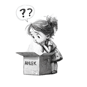 Curious Girl V2 Vinyl Car Decal Sticker – Waterproof & UV-Resistant 3.4133333333333336"