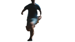 Panicked Man Running Vinyl Car Decal Sticker – Waterproof & UV-Resistant 2.72"