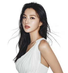 Korean Beauty Portrait V46 Vinyl Car Decal Sticker – Waterproof & UV-Resistant 3.6