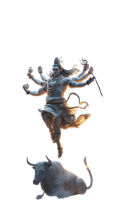 Dancing Lord Shiva V2 Vinyl Car Decal Sticker – Waterproof & UV-Resistant 4.8533333333333335"