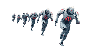 Racing Robots Vinyl Car Decal Sticker – Waterproof & UV-Resistant 5.4