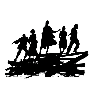 Elderly Revolt Silhouettes Vinyl Car Decal Sticker – Waterproof & UV-Resistant 3.4133333333333336" Elderly Revolt Silhouettes Vinyl Car Decal Sticker – Waterproof & UV-Resistant 3.4133333333333336"