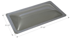 Icon Skylight Bubble Dome for 33-1/2x17-1/2in Opening, Smoke Polycarbonate, Durable & Easy to Install Icon Skylight Bubble Dome for 33-1/2x17-1/2in Opening, Smoke Polycarbonate, Durable & Easy to Install