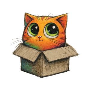 Cute Cartoon Cat V35 Vinyl Car Decal Sticker – Waterproof & UV-Resistant 3.4133333333333336"