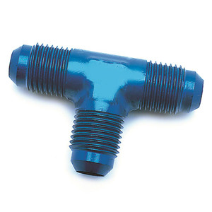 High Performance -12AN 180 Degree Blue Aluminum Coupler Fitting | Lightweight & Leak Proof | Made in U.S.A
