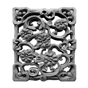Ancient Wooden Carving Vinyl Car Decal Sticker – Waterproof & UV-Resistant 3.4133333333333336"