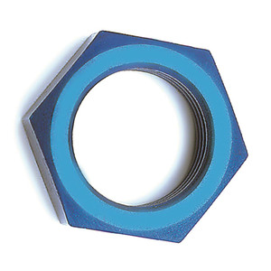 Premium -12AN Blue Aluminum Nut | Set of 2 | Lightweight 6061 | Corrosion Resistant | USA-Made