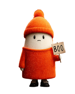 Pumpkin Hat Ghost Vinyl Car Decal Sticker – Waterproof & UV-Resistant 8.0"