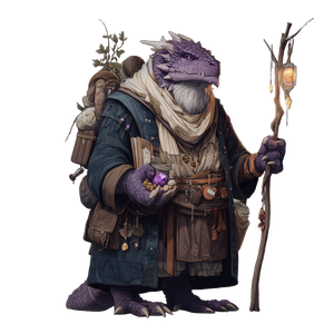 Amethyst Dragonborn Wizard Vinyl Car Decal Sticker – Waterproof & UV-Resistant 3.4133333333333336"