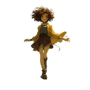 Brunette On Edge Vinyl Car Decal Sticker – Waterproof & UV-Resistant 3.4133333333333336"