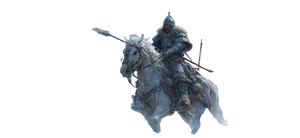 Fantasy Mongol Warrior Vinyl Car Decal Sticker – Waterproof & UV-Resistant 2.453333333333333"