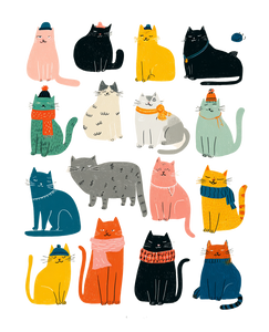 Cheeky Cats Vinyl Car Decal Sticker – Waterproof & UV-Resistant 3.946666666666666