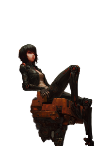 Cyberpunk Fantasy Woman V5 Vinyl Car Decal Sticker – Waterproof & UV-Resistant 4.4