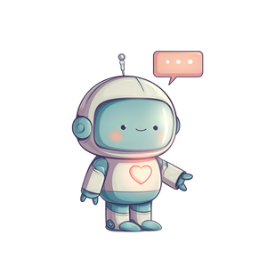 Friendly Kawaii Robot Vinyl Car Decal Sticker – Waterproof & UV-Resistant 6.826666666666667"