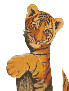 Siberian Tiger Cub Vinyl Car Decal Sticker – Waterproof & UV-Resistant 4.1066666666666665" Siberian Tiger Cub Vinyl Car Decal Sticker – Waterproof & UV-Resistant 4.1066666666666665"