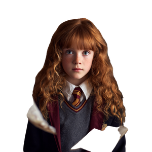 Young Hermione Granger Vinyl Car Decal Sticker – Waterproof & UV-Resistant 3.4133333333333336"