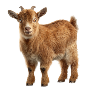 Brown Pygmy Goat Vinyl Car Decal Sticker – Waterproof & UV-Resistant 3.4133333333333336"
