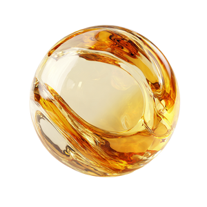 Golden Amber Sphere Vinyl Car Decal Sticker – Waterproof & UV-Resistant 6.826666666666667"