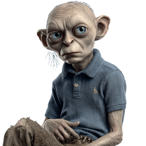 Gollum In Jeans Vinyl Car Decal Sticker – Waterproof & UV-Resistant 3.4133333333333336"