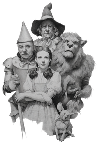 Wizard Of Oz Characters Vinyl Car Decal Sticker – Waterproof & UV-Resistant 8.96"