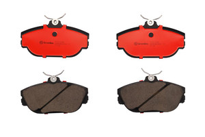 Brembo Ceramic Brake Pads | Set Of 4 | Fits Various 1995-1998 Ford Windstar | Low Dust, Premium Stainless-Steel Hardware, Quiet & Smooth Braking Brembo Ceramic Brake Pads | Set Of 4 | Fits Various 1995-1998 Ford Windstar | Low Dust, Premium Stainless-Steel Hardware, Quiet & Smooth Braking