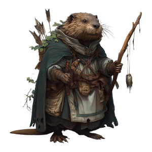 Dnd Beaver Vinyl Car Decal Sticker – Waterproof & UV-Resistant 3.4133333333333336"