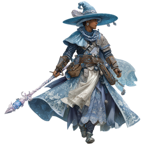 Unicorn Mage Vinyl Car Decal Sticker – Waterproof & UV-Resistant 3.4133333333333336"