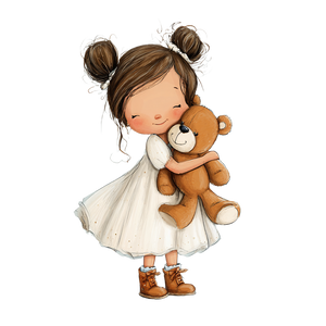 Baby With Teddy V3 Vinyl Car Decal Sticker – Waterproof & UV-Resistant 3.4133333333333336" Baby With Teddy V3 Vinyl Car Decal Sticker – Waterproof & UV-Resistant 3.4133333333333336"
