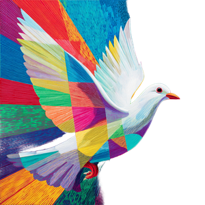 Holy Spirit V4 Vinyl Car Decal Sticker – Waterproof & UV-Resistant 3.4133333333333336"