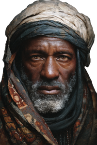 Old Berber Man Vinyl Car Decal Sticker – Waterproof & UV-Resistant 4.4