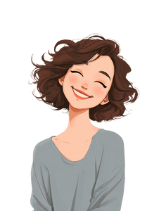 Cute Smiling Girl V2 Vinyl Car Decal Sticker – Waterproof & UV-Resistant 4.1066666666666665"