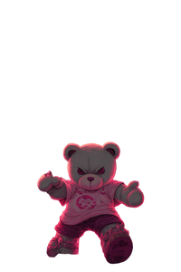 Demonic Teddy Bear V2 Vinyl Car Decal Sticker – Waterproof & UV-Resistant 4.4