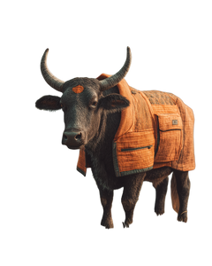 Majestic Horned Cow Vinyl Car Decal Sticker – Waterproof & UV-Resistant 8.0"