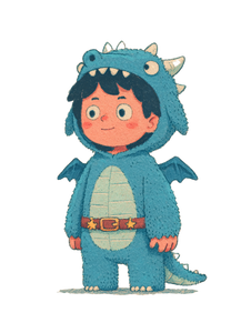 Chibi Dragon Boy Vinyl Car Decal Sticker – Waterproof & UV-Resistant 8.213333333333333"