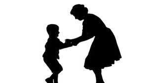 Grandma And Grandson Vinyl Car Decal Sticker – Waterproof & UV-Resistant 5.4