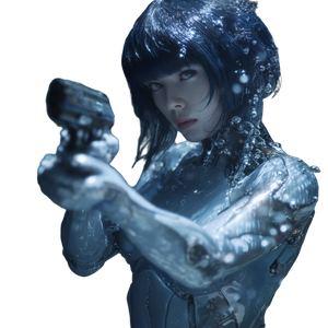 Ghost In Shell V5 Vinyl Car Decal Sticker – Waterproof & UV-Resistant 3.4133333333333336"