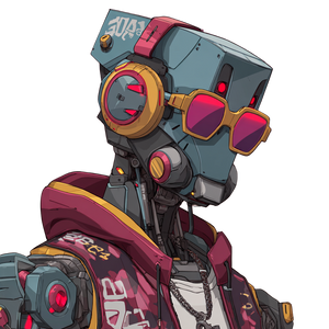 Robotic Mega Chad Vinyl Car Decal Sticker – Waterproof & UV-Resistant 3.4133333333333336"