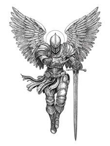 Winged Knight V15 Vinyl Car Decal Sticker – Waterproof & UV-Resistant 8.213333333333333" Winged Knight V15 Vinyl Car Decal Sticker – Waterproof & UV-Resistant 8.213333333333333"