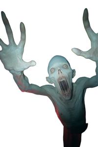 Grotesque Humanoid Screamer Vinyl Car Decal Sticker – Waterproof & UV-Resistant 8.96"