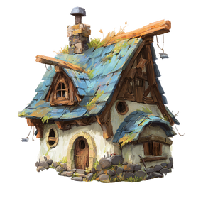 Fantasy Village House Vinyl Car Decal Sticker – Waterproof & UV-Resistant 3.4133333333333336" Fantasy Village House Vinyl Car Decal Sticker – Waterproof & UV-Resistant 3.4133333333333336"