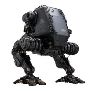 Futuristic Military Mecha V2 Vinyl Car Decal Sticker – Waterproof & UV-Resistant 3.4133333333333336"