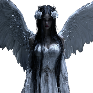 Celestial Angel Emista Vinyl Car Decal Sticker – Waterproof & UV-Resistant 6.826666666666667"