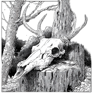 Spirit Totem Drawing Vinyl Car Decal Sticker – Waterproof & UV-Resistant 3.4133333333333336"