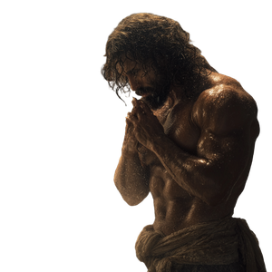 Buff Bodybuilder Jesus V2 Vinyl Car Decal Sticker – Waterproof & UV-Resistant 3.4133333333333336"