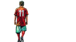 Graffiti Soccer Player Vinyl Car Decal Sticker – Waterproof & UV-Resistant 2.72"