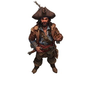 Fantasy Fall Pirate Vinyl Car Decal Sticker – Waterproof & UV-Resistant 3.4133333333333336"