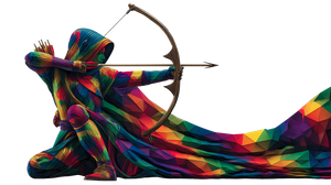 Dynamic Archer Athlete V2 Vinyl Car Decal Sticker – Waterproof & UV-Resistant 5.4